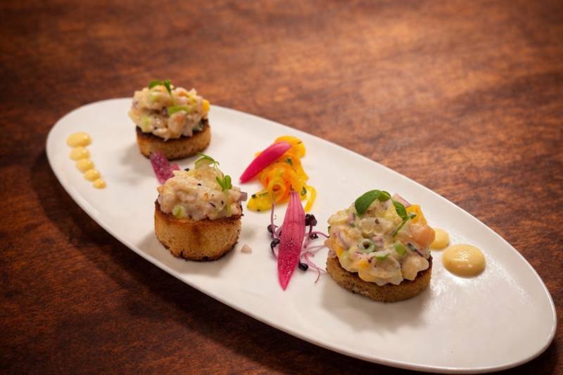 Brioche Roll aux crevettes et Yuzumaki